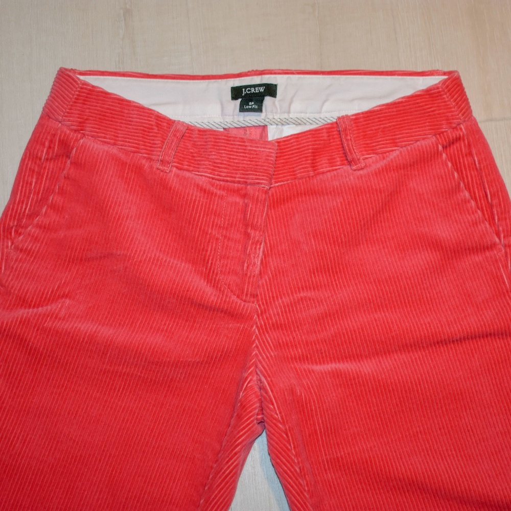 Vintage J. Crew Low-Rise Corduroy Pants